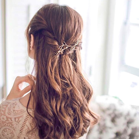 ⚜️𝟯𝟬%𝗢𝗙𝗙 𝗯𝘂𝗻𝗱𝗹𝗲𝘀 𝟯+⚜️ NEW Set of 2 Twig Shape Bohemian Hairpins - Picture 12 of 14